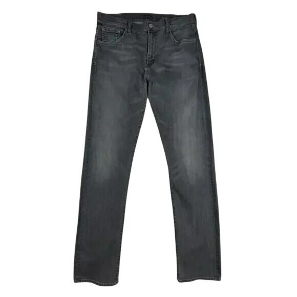 Citizens of Humanity Core Charcoal Jeans 32x33  Zip Fly Lightly Distressed Mens - Picture 1 of 8